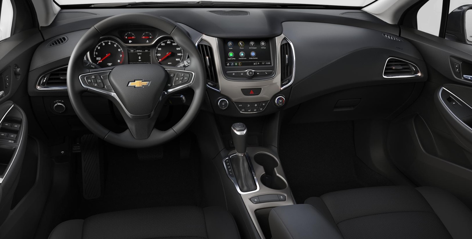 2018 Chevrolet Cruze LT Black Cloth Interior